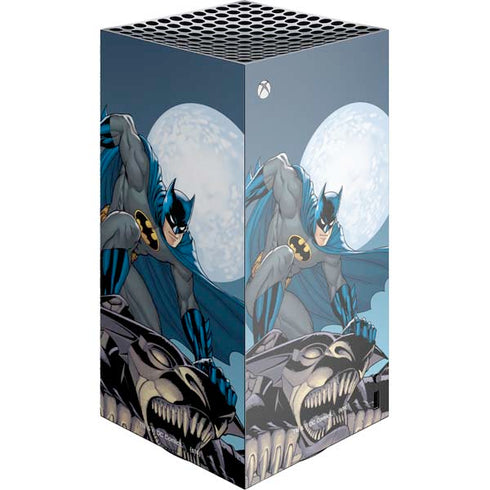 DC Comics Batman Watches Over the City XBox Series X Digital Edition Console Skin